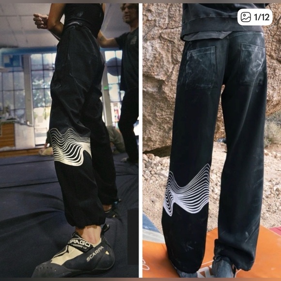 Hitorii Pants - Hitorii Bouldering Pants In Black | Waves